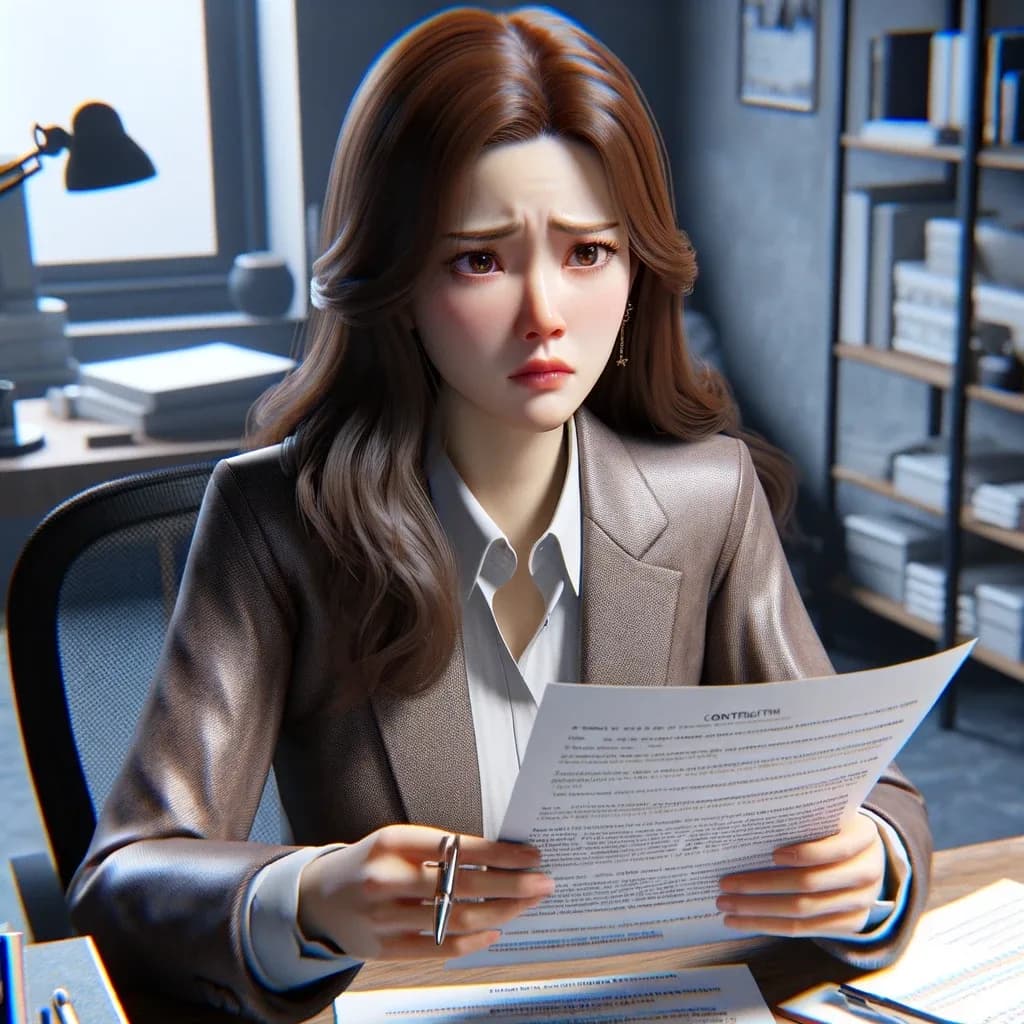 안심보장증서 약정미이행