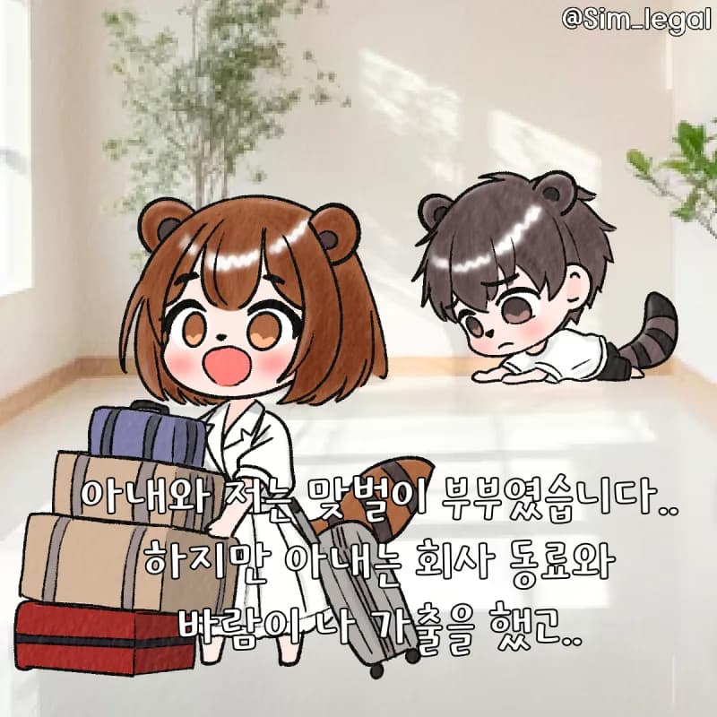 자녀를 데려간 아내, 양육권은 누구에게? 이혼 소송 중 아이를 데려가면 약취유인죄가 될까 카드뉴스 1