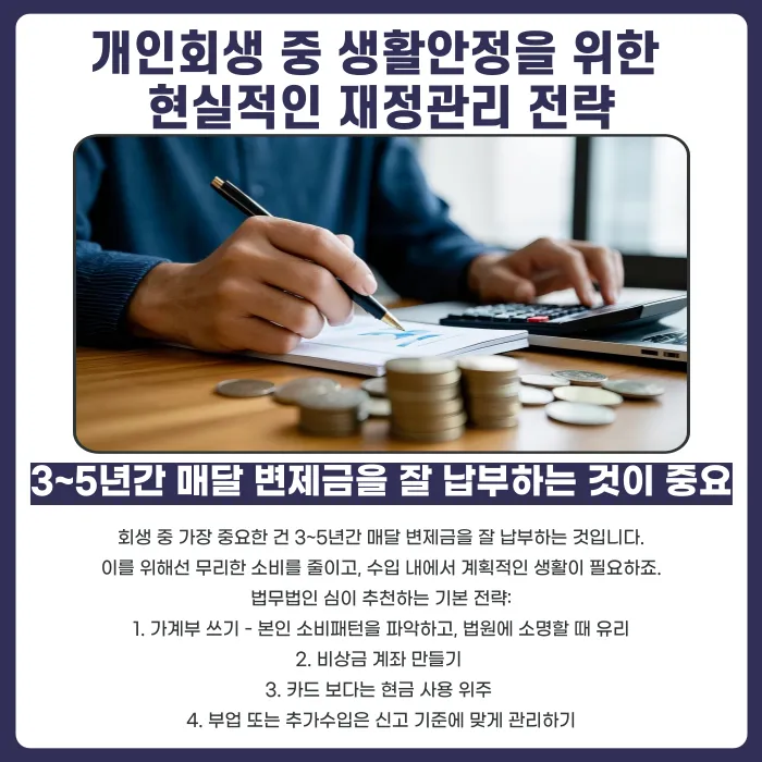개인회생 중에도 경제활동과 재산 형성이 가능할까? 소득 신고와 재정관리 방법 카드뉴스 4