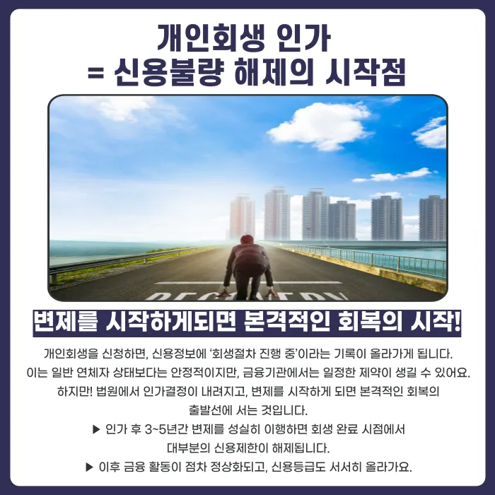 개인회생 후 신용회복 빠르게 하는 방법 카드뉴스 2