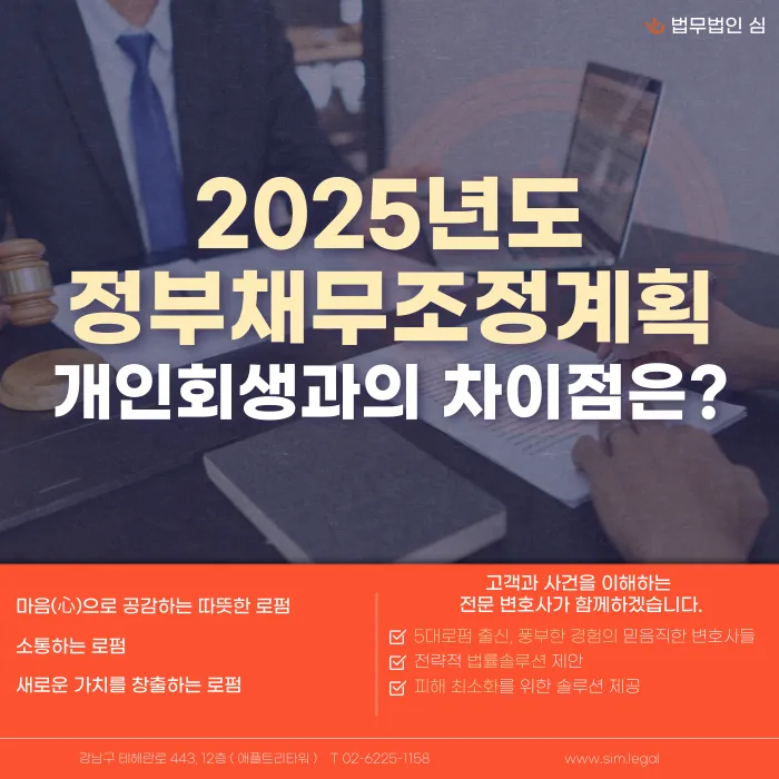 정부 채무조정 계획과 개인회생, 무엇이 다르고 나는 어느 쪽일까? 카드뉴스 1