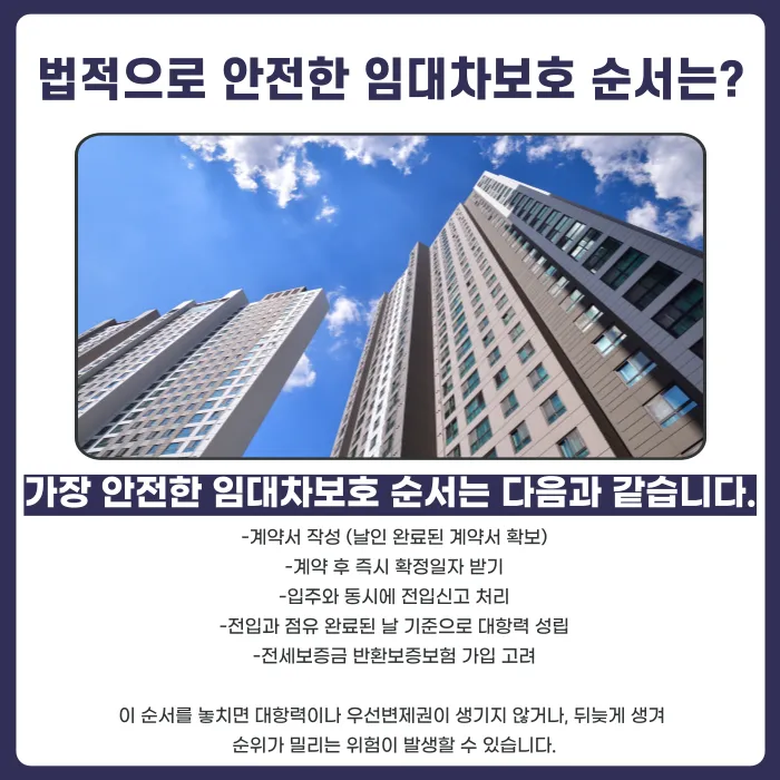전입신고를 했는데 대항력이 없다고? 대항력·우선변제권 조건과 흔한 실수 카드뉴스 5