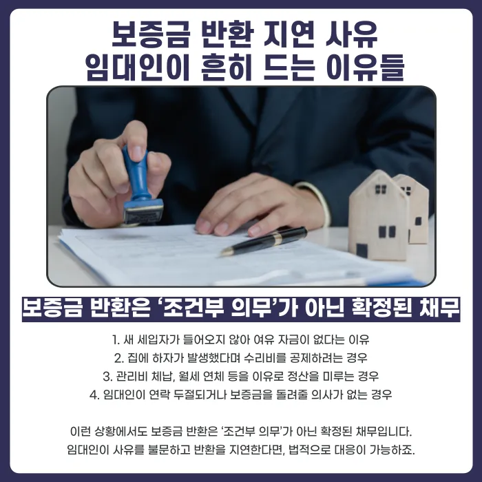 임대차 계약 해지 통보 후 남은 보증금, 언제 돌려받을 수 있나요? 카드뉴스 3