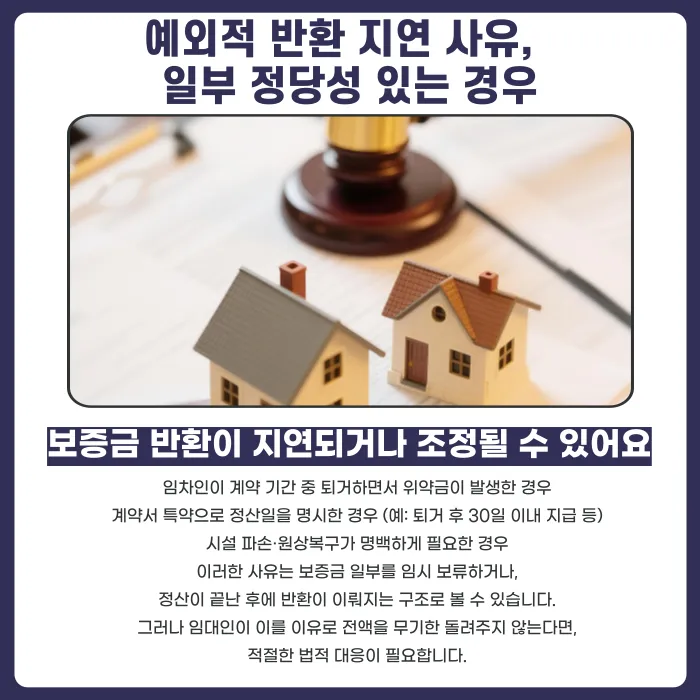 임대차 계약 해지 통보 후 남은 보증금, 언제 돌려받을 수 있나요? 카드뉴스 4