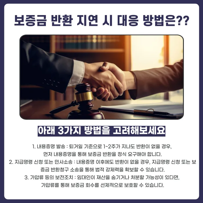 임대차 계약 해지 통보 후 남은 보증금, 언제 돌려받을 수 있나요? 카드뉴스 5
