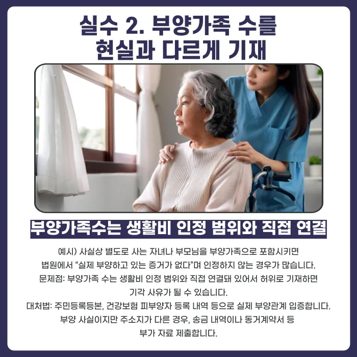 개인회생 변제계획서 기각 사유 4가지와 올바른 작성법 카드뉴스 3