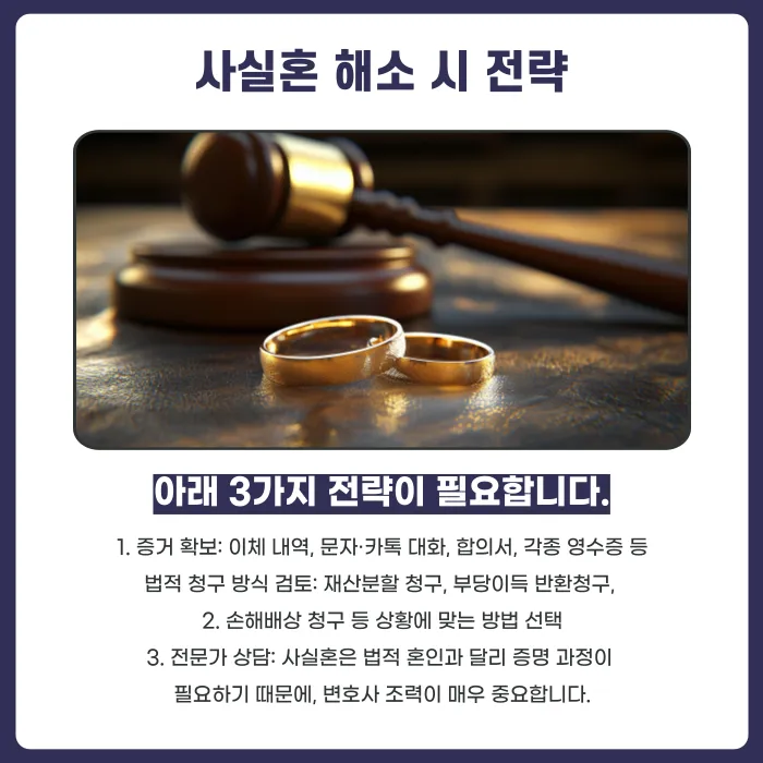 사실혼 관계에서 헤어질 때 같이 쓴 비용을 청구할 수 있을까? 카드뉴스 5