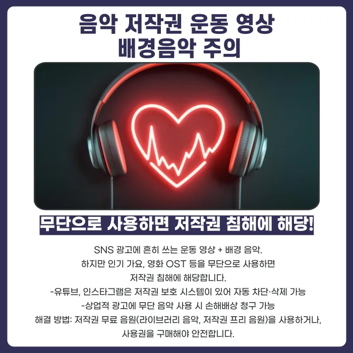 헬스트레이너 SNS 광고 시 저작권·상표권 문제, 무엇을 주의해야 할까? 카드뉴스 2