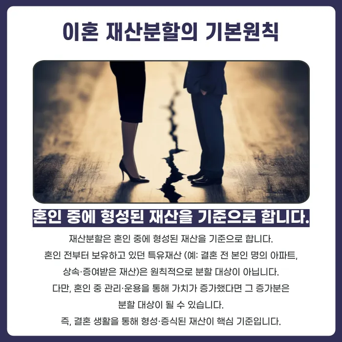 이혼 재산분할 비율은 어떻게 산정되나요? 기여도 기준과 사례 카드뉴스 2