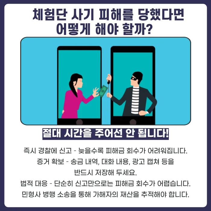 OTT 체험단 사기 수법과 피해사례, 어떻게 대처해야 할까? 카드뉴스 5