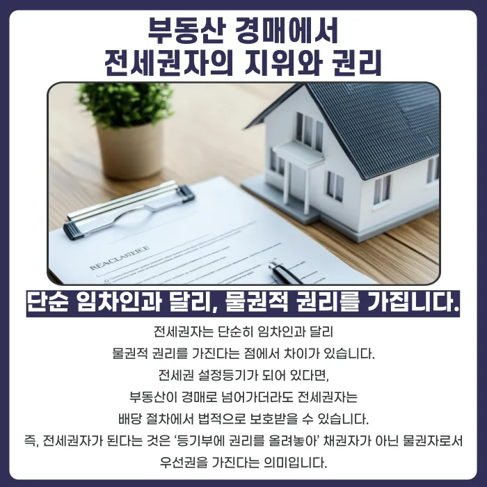 부동산 경매에서 전세권자는 보증금을 어떻게 보호받나요? 카드뉴스 2