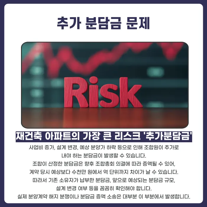재건축 아파트 매수 전 꼭 확인할 법적 포인트: 관리처분인가·분담금·조합 분쟁 카드뉴스 3