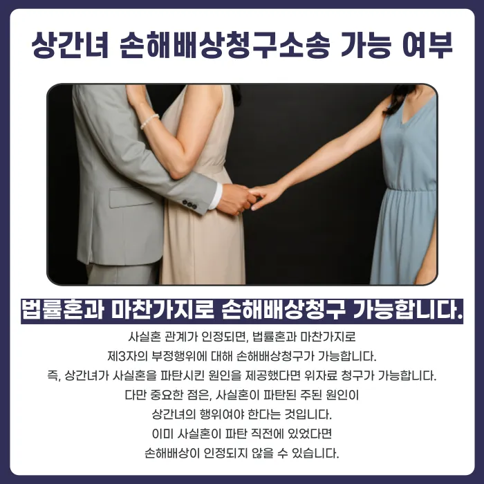 사실혼 증명 방법과 상간녀 손해배상청구소송 절차 카드뉴스 4