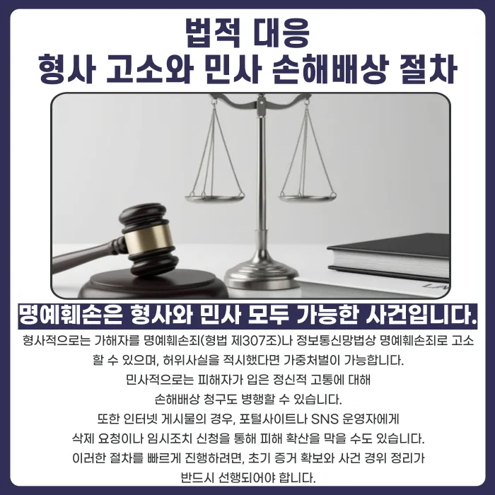 명예훼손 피해를 당했다면 지금 바로 해야 할 3가지 카드뉴스 4