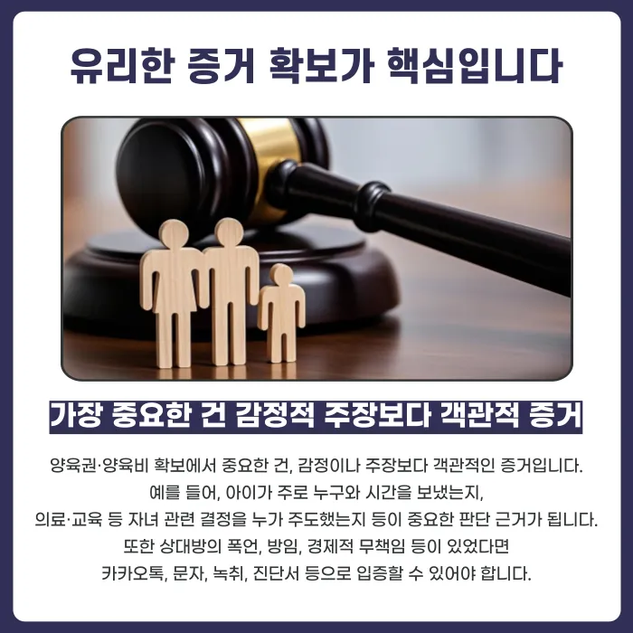 이혼소송 중 양육권과 양육비, 어떻게 확보할 수 있나요? 카드뉴스 4