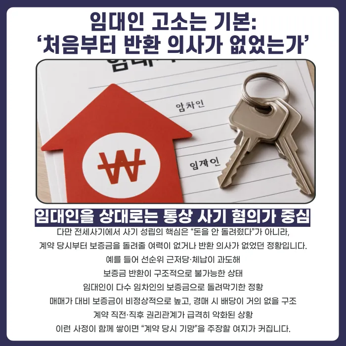 전세사기, 임대인뿐 아니라 중개사·분양대행사도 고소할 수 있을까 카드뉴스 2