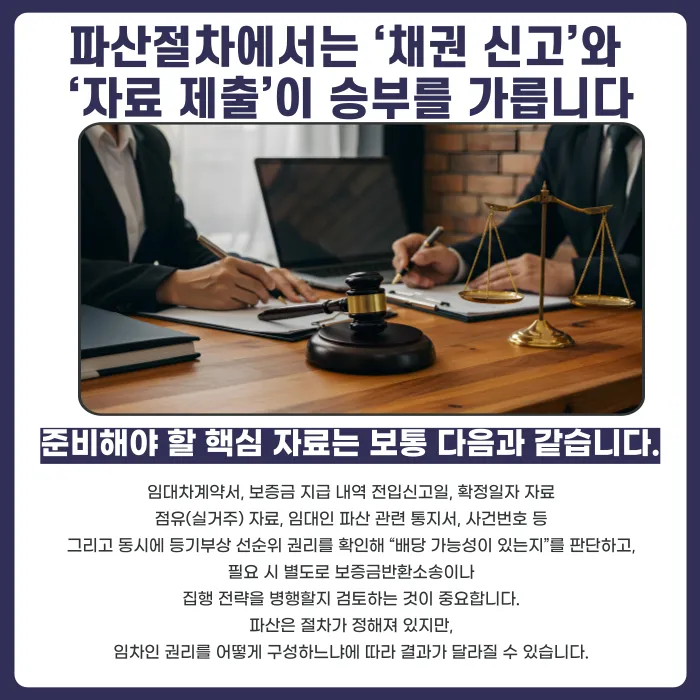 전세 계약 중 임대인이 파산하면 보증금은 어떻게 되나요? 카드뉴스 5