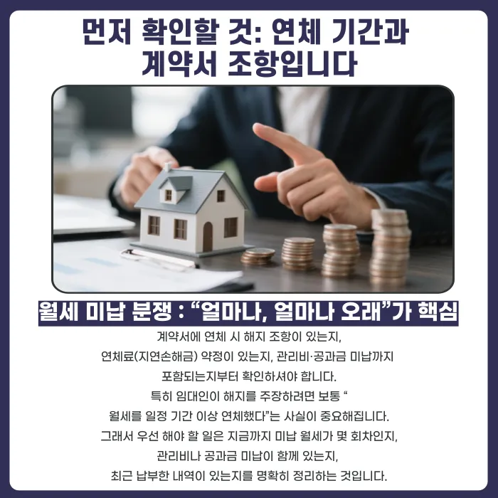 월세 밀려서 임대인이 소송한다고 할 때, 임차인은 어떻게 대응해야 할까 카드뉴스 2