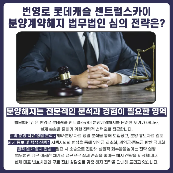 번영로 롯데캐슬 센트럴스카이 분양계약해지, 고민된다면 확인할 것 카드뉴스 5