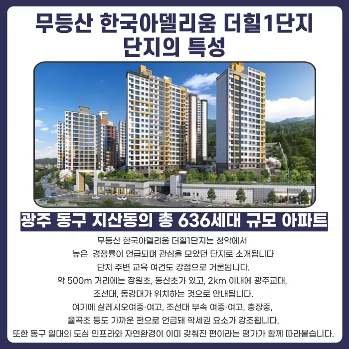 무등산 한국아델리움 더힐1단지 분양계약해지, 가능할까? 카드뉴스 2