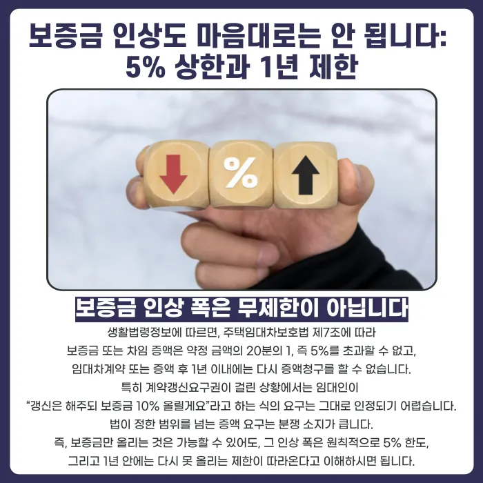 전세 갱신 시 보증금만 올리고 기간은 그대로 둘 수 있나요 카드뉴스 4