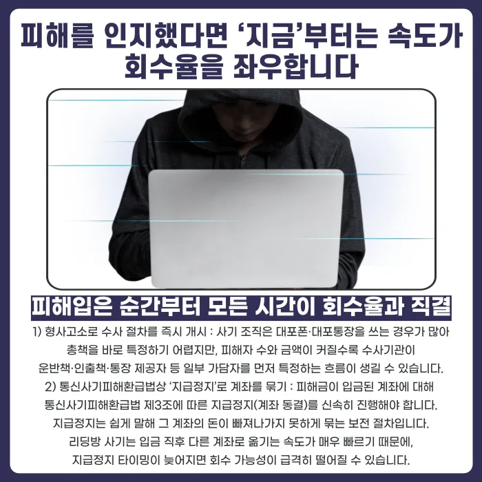 Tanale 리딩방 투자사기, 허위 MTS 피해 대처법 카드뉴스 5
