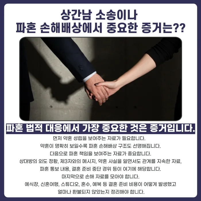 결혼 파혼과 상간남 소송, 법적 대응이 가능할까요? 카드뉴스 5