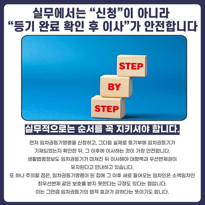 임차권등기명령 신청만으로 이사해도 대항력·우선변제권이 유지될까 카드뉴스 5