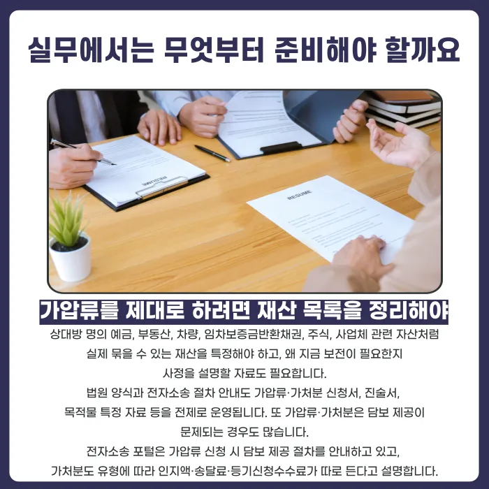 이혼 재산분할 가압류·가처분, 언제 신청해야 효과적일까요? 카드뉴스 5