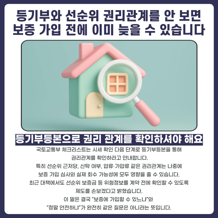 전세보증금 반환보증 가입 전 체크리스트, 무엇부터 확인해야 할까 카드뉴스 4