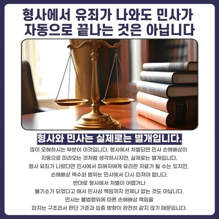 명예훼손 형사처벌과 민사책임, 무엇이 다를까? 카드뉴스 3