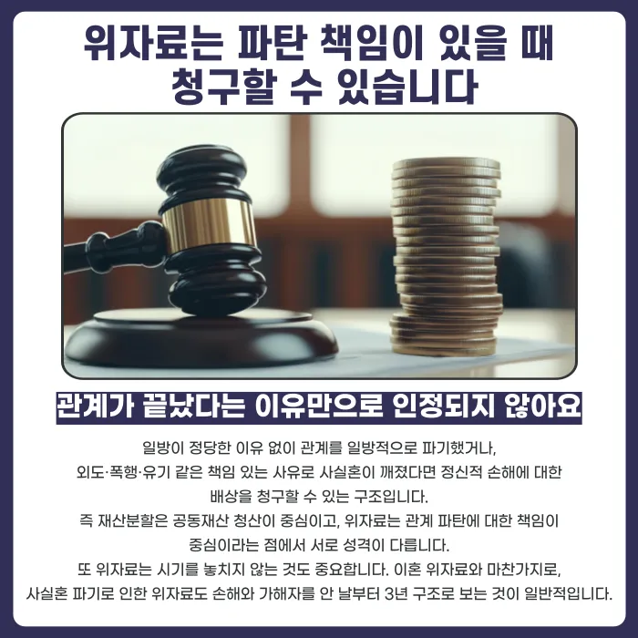 사실혼 해소 시 재산분할·위자료 청구 가능한가요? 카드뉴스 4