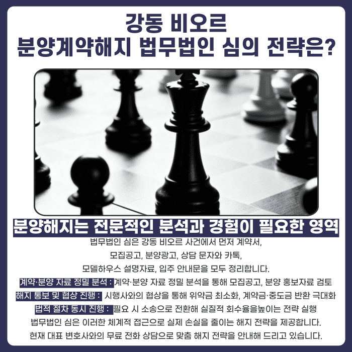 강동 비오르 분양계약해지, 잔금 부담과 임의공급 반복이 미치는 영향 카드뉴스 5