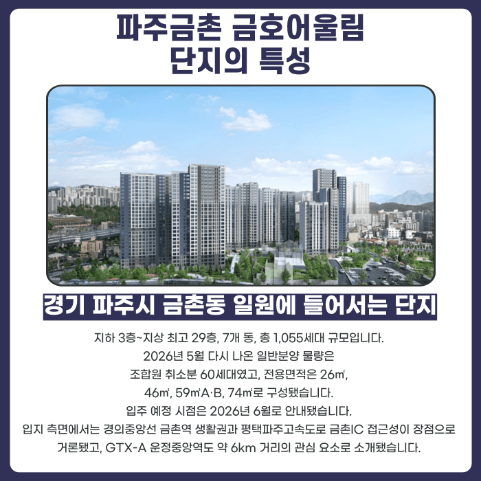 파주금촌 금호어울림 분양권 계약해지, 잔금 부담과 취소분 리스크 정리 카드뉴스 2