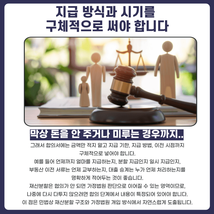 협의이혼 재산분할 합의서, 서명 전에 반드시 확인해야 할 것들 카드뉴스 4