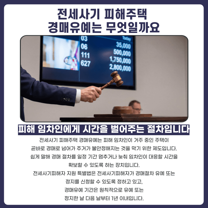 전세사기 피해주택 경매유예, 임차인이 직접 신청할 수 있을까 카드뉴스 2