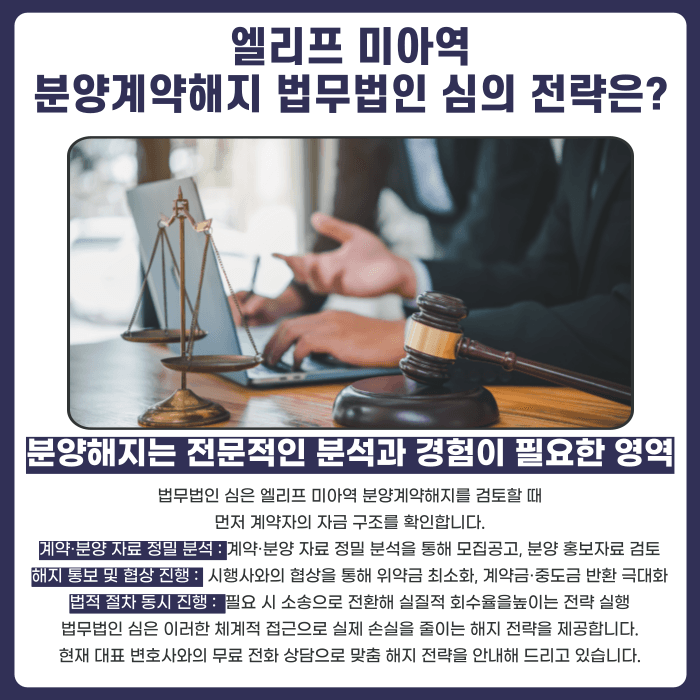 엘리프 미아역 분양계약해지, 잔금 부담과 마피 위험 대응법 카드뉴스 5