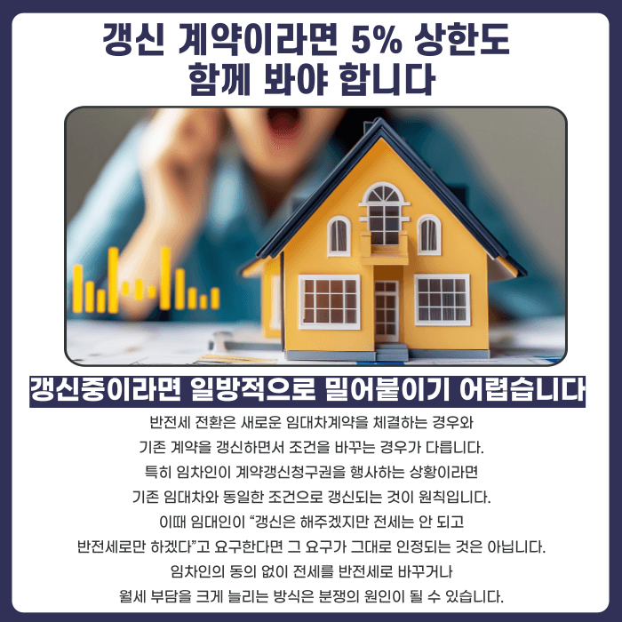 반전세 전환 시 보증금과 월세, 어떻게 확인해야 할까 카드뉴스 4
