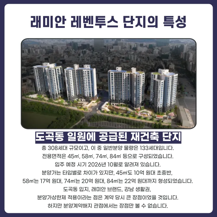 래미안 레벤투스 분양권 계약해지, 잔금·기존 주택 처분 부담될 때 체크리스트 카드뉴스 2
