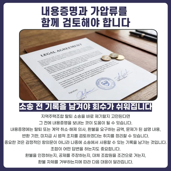 지역주택조합 탈퇴 소송, 바로 해야 할까 기다려도 될까 카드뉴스 5