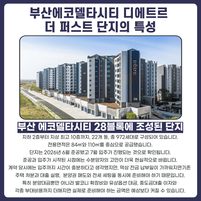 부산에코델타시티 디에트르 더 퍼스트 분양계약해지, 잔금·마피 걱정될 때 확인할 것 카드뉴스 2